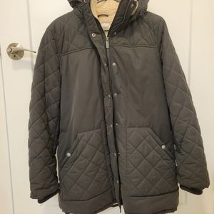 Upwest Dark blue-gray shearling lined Parka Size M